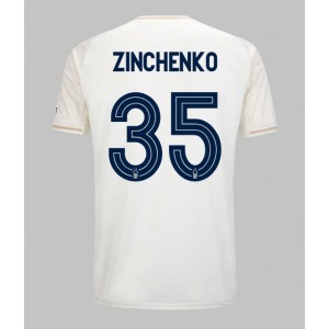 Nottingham Forest Oleksandr Zinchenko #35 Jalkapallovaatteet Vieraspaita 2025-26 Lyhythihainen